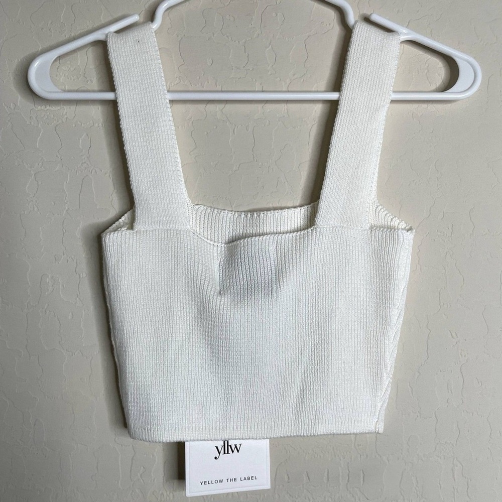 YLLW the Label Taurus Knit Set in White - Picture 3 of 4